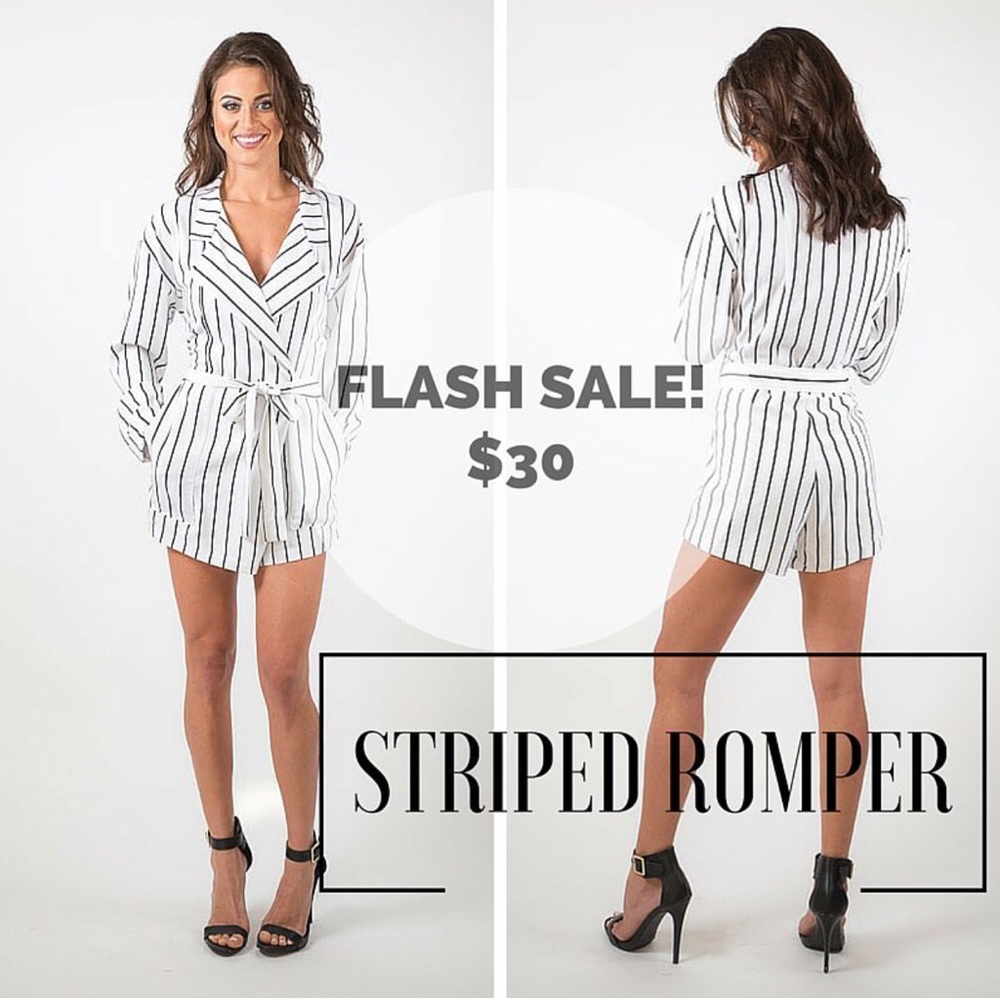 Striped Romper